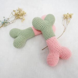 Handmade Bone Dog Toy Crochet Toy For Pet