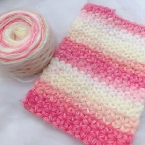 Multicolored Crocheter Gradient Ombre Knitting Wool Rainbow Chunky Hand Knit Crochet Cake Yarn