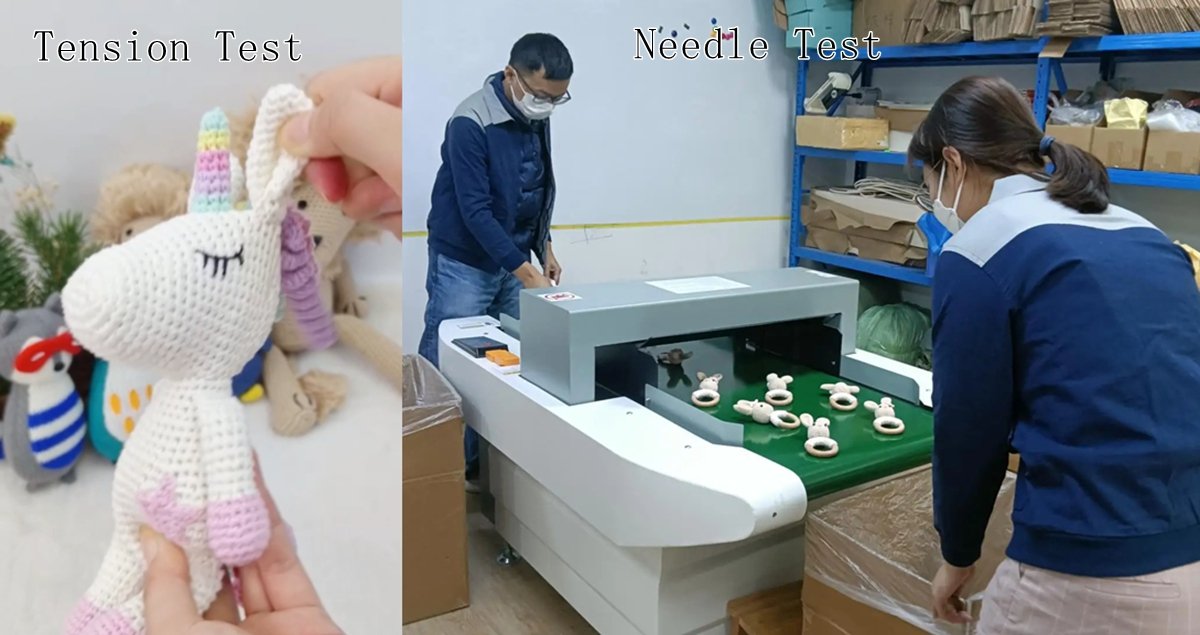 crochet toy quality control