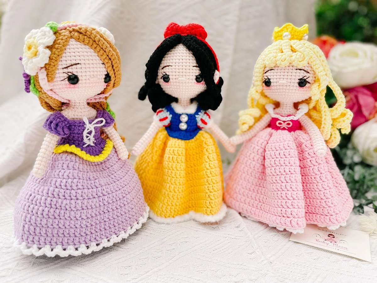 crochet character doll