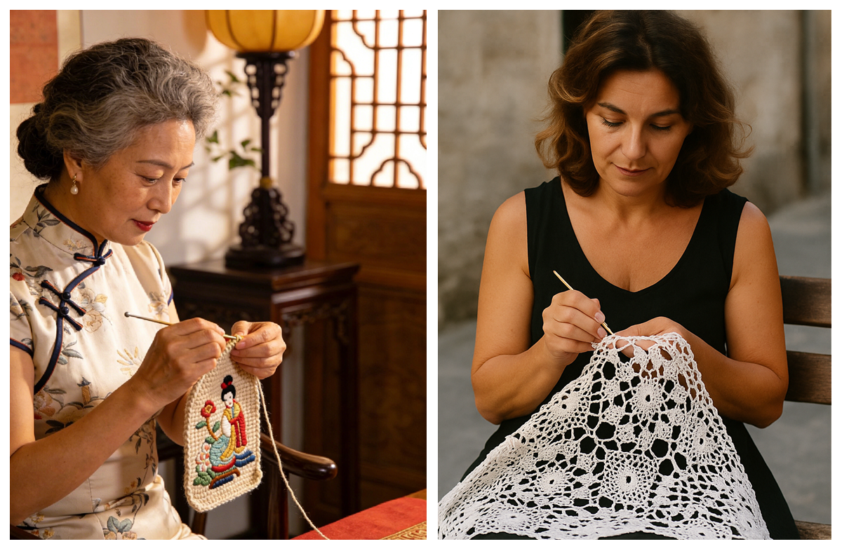 modern crochet shared heritage