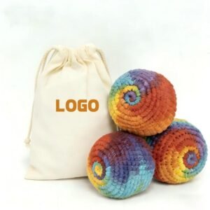 Wholesale Crochet Ball Hacky Sack Sacks Footbag Baseball Gifts Juggling Balls Softball