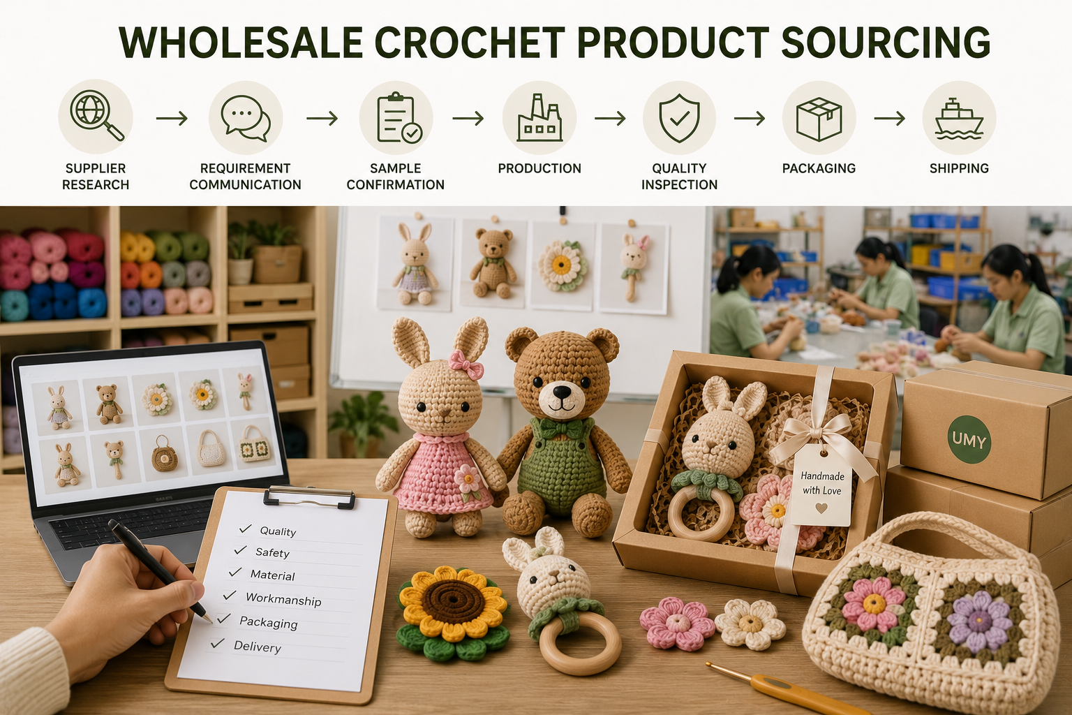 wholesale crochet product sourcing