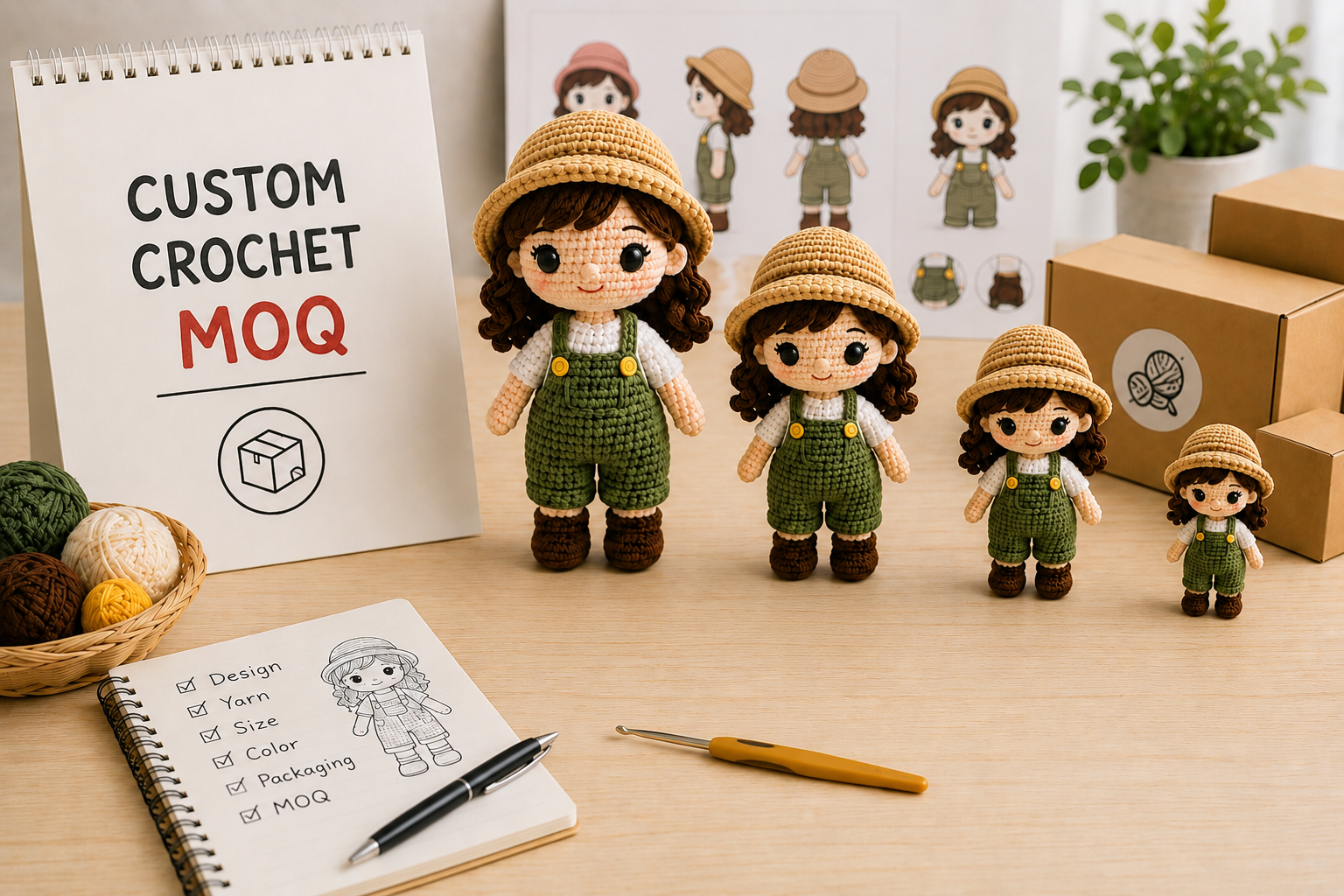 custom crochet MOQ