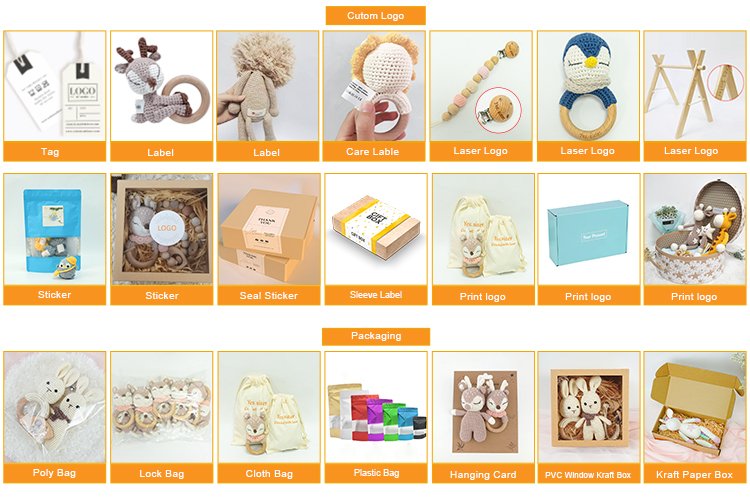 custom crochet products with private label branding
