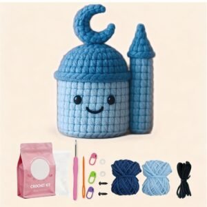 Muslim Kids Ramadan Gifts Mosque Toys Kit De Handmade Diy Crochet Kit